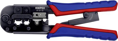 Knipex 97 51 10 Crimpzange Modularstecker (Westernstecker) RJ11, RJ12, RJ45 von Knipex