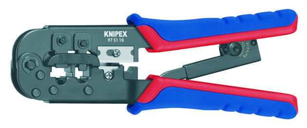 Knipex 97 51 10 SB Crimpzange 190 mm von Knipex