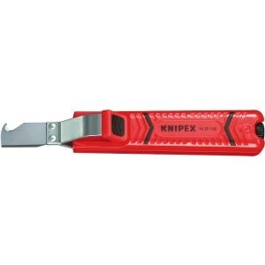 Knipex Abmantelungswerkzeug 165 mm - mit Messer & Hakenklinge + Schutzkappe von Knipex