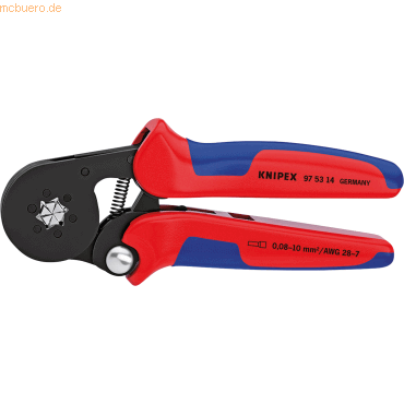 Knipex Crimpzange 97 53 14 0.08 bis 10 qmm Aderendhülsen Knipex Crimpzange 97 53 14 0.08 bis 10 qmm Aderendhülsen von Knipex