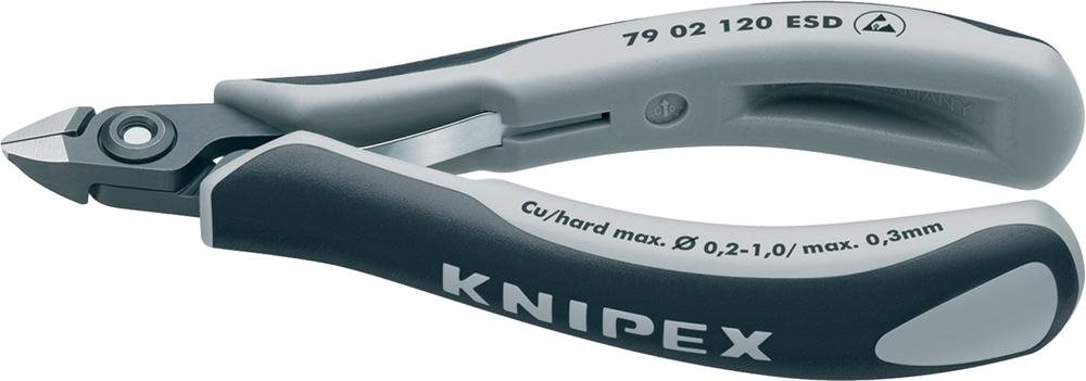 Knipex ESD Seitenschneider mit Facette 120 mm 79 02 120 ESD (79 02 120 ESD) von Knipex