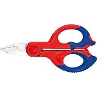 Knipex Elektrikerschere 95 05 155 SB Länge 150 mm, Mit Kunststoff-Gürteltasche Präzisionsschliff mit Zähnen Schneide mit Drahtabschneider Mit Mehrkomponenten - Griffen Schneiden aus rostfreiem Stahl (56 HRC) (95 05 155 SB) Knipex Elektrikerschere 95 05 155 SB Länge 150 mm, Mit Kunststoff-Gürteltasche Präzisionsschliff mit Zähnen Schneide mit Drahtabschneider Mit Mehrkomponenten - Griffen Schneiden aus rostfreiem Stahl (56 HRC) (95 05 155 SB) von Knipex