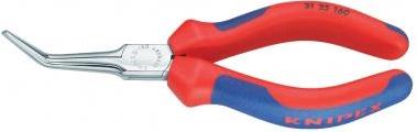 Knipex Elektronik- u. Feinmechanik Nadelzange 45° gebogen 160 mm 31 25 160 (31 25 160) von Knipex