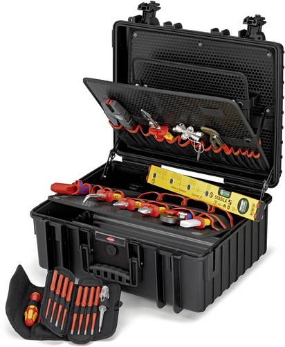Knipex Robust 34 Elektro 00 21 36 ElektrikerInnen Werkzeugkoffer bestückt 26teilig Knipex Robust 34 Elektro 00 21 36 ElektrikerInnen Werkzeugkoffer bestückt 26teilig von Knipex