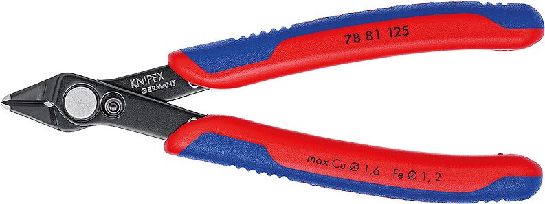 Knipex Super-Knips 78 81 125 Elektronik- u. Feinmechanik Printzange mit Facette 125 mm Knipex Super-Knips 78 81 125 Elektronik- u. Feinmechanik Printzange mit Facette 125 mm von Knipex