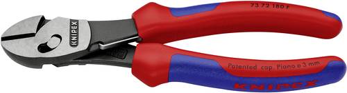 Knipex TwinForce 73 72 180 F Werkstatt Kraft-Seitenschneider mit Facette 180mm von Knipex