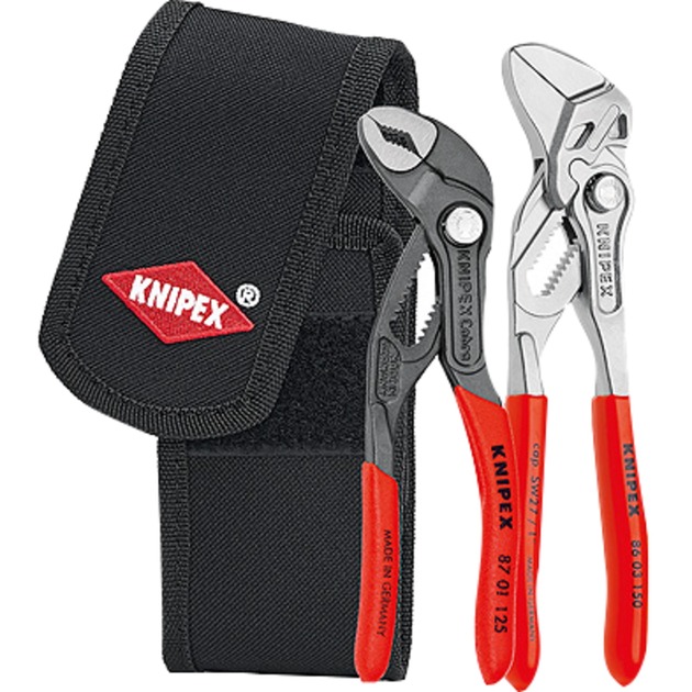 Mini-Zangenset 002072V01, 2-teilig, Zangen-Set von Knipex