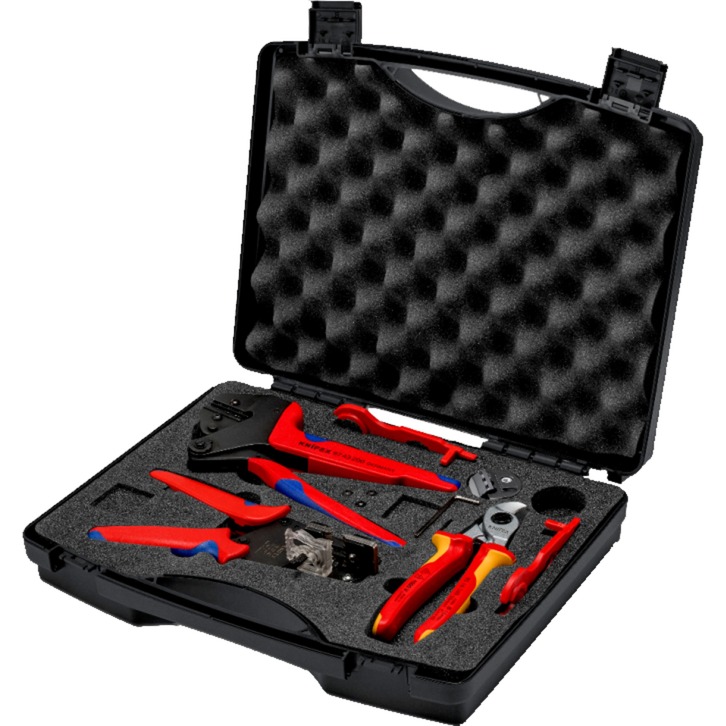 Werkzeugkoffer Photovoltaik, für Solar-Steckverbinder MC4, Werkzeug-Set Werkzeugkoffer Photovoltaik, für Solar-Steckverbinder MC4, Werkzeug-Set von Knipex