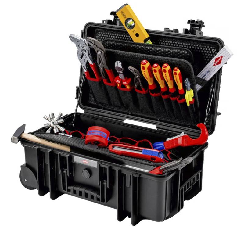 Werkzeugkoffer "Robust26 Move" Sanitär, 17-teilig, Werkzeug-Set von Knipex