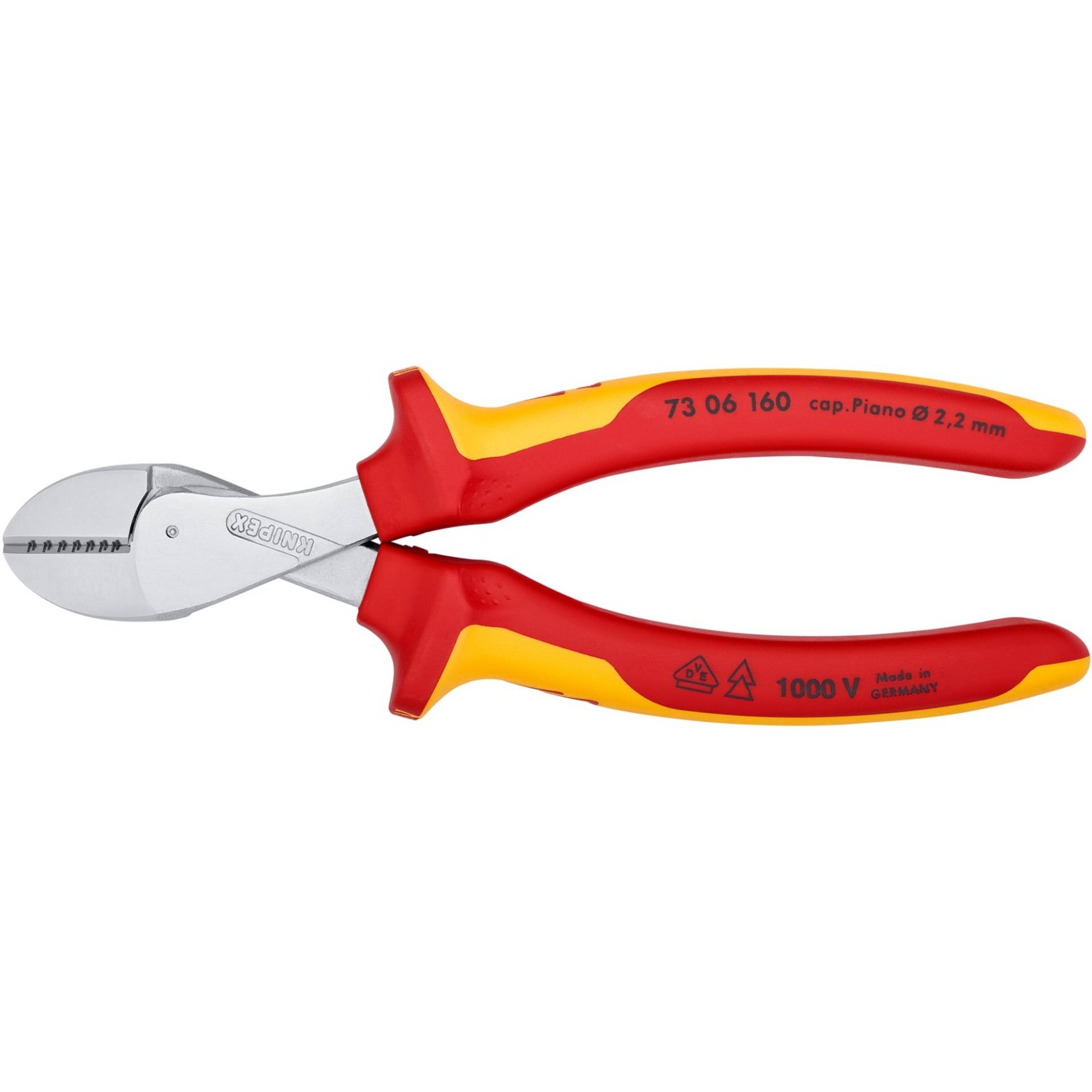 X-Cut Kompakt-Seitenschneider 73 06 160, VDE, Schneid-Zange X-Cut Kompakt-Seitenschneider 73 06 160, VDE, Schneid-Zange von Knipex