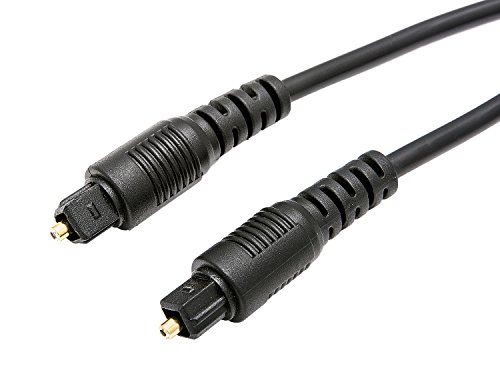 KnnX 28012 | TosLink SPDIF Digitales optisches Audio-Kabel | Stecker auf Stecker | Länge: 2,00M von KnnX