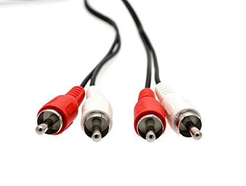 KnnX 28032 | Audio-Cinch-Kabel | 2 x Cinch-Stecker auf 2 x Cinch-Stecker | Länge: 1,50M von KnnX