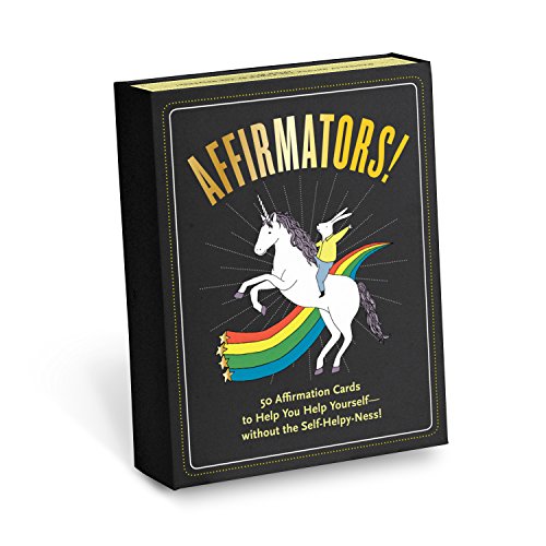 Knock Knock Affirmators! Original: 50 Affirmationskarten Deck für Sie helfen sich selbst ohne die Selbsthilfe-Ness (50 Karten) von Knock Knock