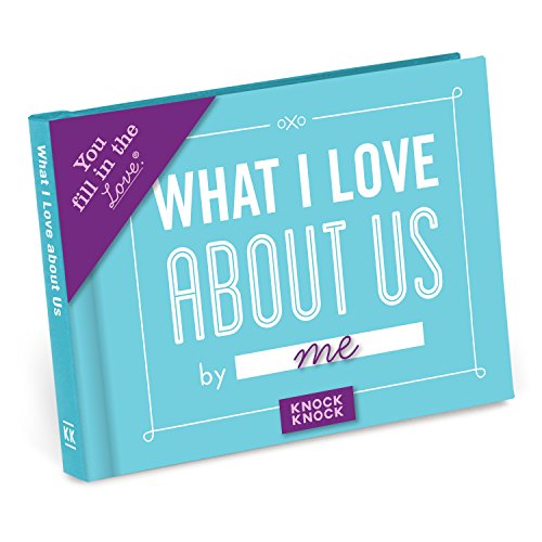 Knock Knock What I Love about Us Fill in the Love Book Fill-in-the-Blank Gift Journal, 4.5 x 3.25-inches von Knock Knock