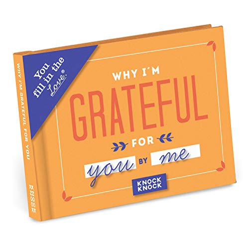 Knock Knock Why I'm Grateful for You Fill in the Love Book Fill-in-the-Blank Gift Journal, 4.5 x 3.25-inches Knock Knock Why I'm Grateful for You Fill in the Love Book Fill-in-the-Blank Gift Journal, 4.5 x 3.25-inches von Knock Knock