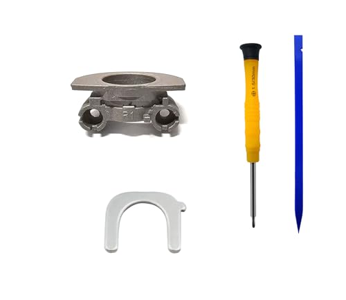 Knomix Kunststoff-Scharnier mit Drehgelenk + XM4 U-förmiges Metallscharnier, Ersatz für Sony WH-1000XM4 WH1000XM4 Kopfhörer (Gold, rechts) von Knomix