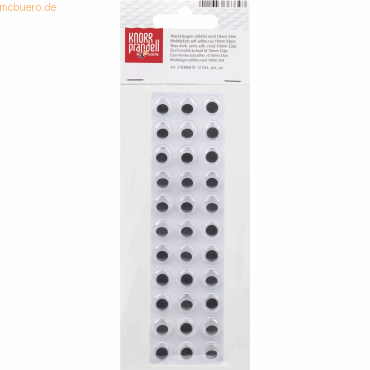 12 x Knorr prandell Wackelaugen 10 mm schwarz/weiß VE=28 Stück 12 x Knorr prandell Wackelaugen 10 mm schwarz/weiß VE=28 Stück von Knorr prandell