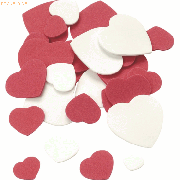 5 x Knorr prandell Moosgummi Creasoft Herzenmix 1,5-3,5cm rot/weiß VE= 5 x Knorr prandell Moosgummi Creasoft Herzenmix 1,5-3,5cm rot/weiß VE= von Knorr prandell