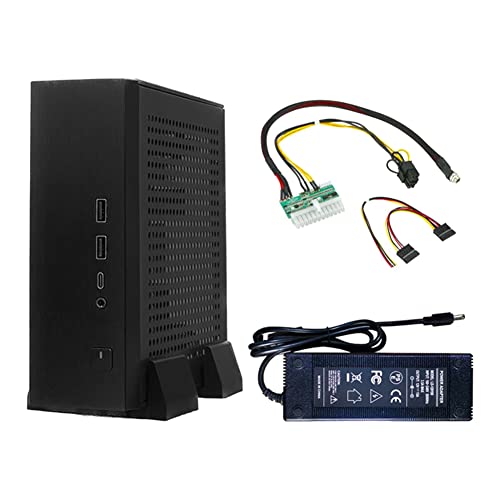 Knoruley 1Set HTPC Host USB2.0 Computergehäuse Industriesteuergehäuse Heimcomputergehäuse EU-Stecker von Knoruley