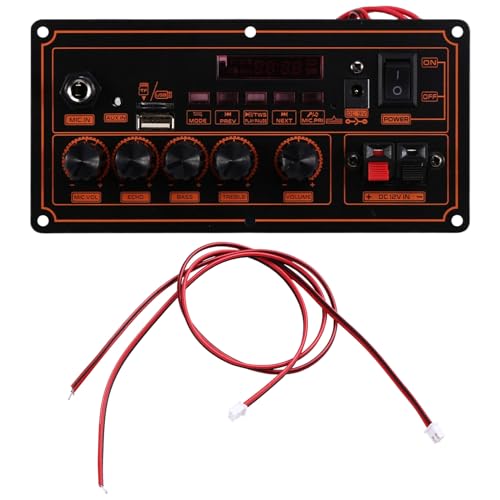 Knoruley 2x20 W 12 V Bluetooth-Verstärkerplatine, Ladelautsprecher, Unterstützt Bluetooth Aux-Aufnahme, Heimkino-DIY-Verstärker Knoruley 2x20 W 12 V Bluetooth-Verstärkerplatine, Ladelautsprecher, Unterstützt Bluetooth Aux-Aufnahme, Heimkino-DIY-Verstärker von Knoruley