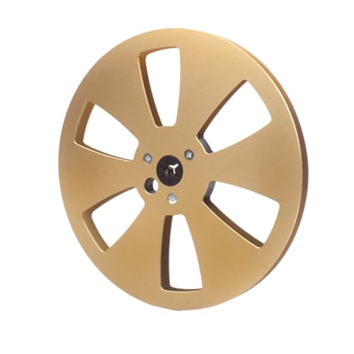 Knoruley 7 6 Löcher 1/4 Leere Aufwickelspule Von Rolle zu Rolle Kleine Nabe Leere Bandspulen Öffnungsmaschinenfach Metall-Tonbandgerätteile C von Knoruley