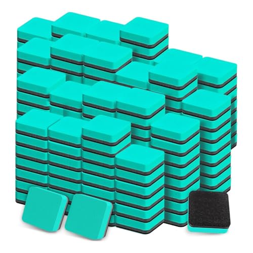 Knoruley 96er-Pack Trocken Abwischbare Radiergummis, Magnetische Mini-Radiergummis zum Trockenabwischen, Großpackung, Trocken Abwischbare Whiteboard-Radiergummis, Tafelreiniger Knoruley 96er-Pack Trocken Abwischbare Radiergummis, Magnetische Mini-Radiergummis zum Trockenabwischen, Großpackung, Trocken Abwischbare Whiteboard-Radiergummis, Tafelreiniger von Knoruley