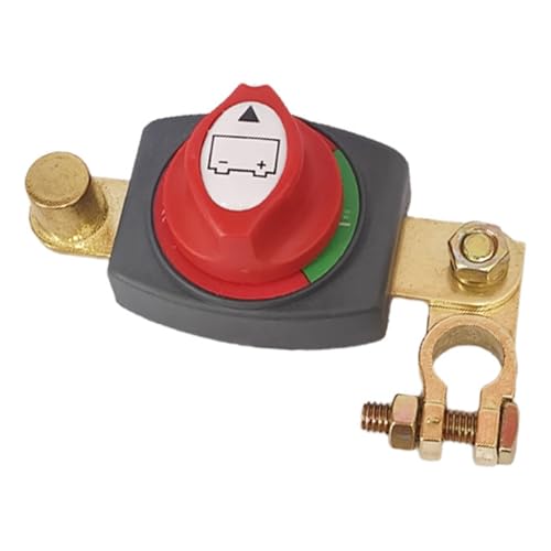 Knoruley Batterie-Trennschalter 275A Top-Post-Batterie-Trennschalter Auto-Batterie-Schalter Knoruley Batterie-Trennschalter 275A Top-Post-Batterie-Trennschalter Auto-Batterie-Schalter von Knoruley