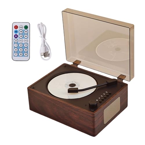 Knoruley Bluetooth 5.1 Kompatibler Album-Player Multi-Connection CD-Player Verbessertes Staubschutz-Design Hochpräzise -Lesetechnologie Kabellose und Kabelgebundene Verbindung Walnuss Knoruley Bluetooth 5.1 Kompatibler Album-Player Multi-Connection CD-Player Verbessertes Staubschutz-Design Hochpräzise -Lesetechnologie Kabellose und Kabelgebundene Verbindung Walnuss von Knoruley