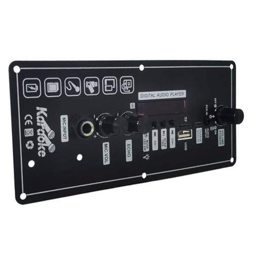 Knoruley Bluetooth-Audio-Verstärkerplatine, 15 W, mit Tragbarem FM-BT-Audio-Lautsprecher, 5-V-Karaoke-Leistungsverstärkerplatine, MP3-Verstärker Knoruley Bluetooth-Audio-Verstärkerplatine, 15 W, mit Tragbarem FM-BT-Audio-Lautsprecher, 5-V-Karaoke-Leistungsverstärkerplatine, MP3-Verstärker von Knoruley