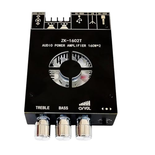 Knoruley HiFi-Subwoofer-Audio-Verstärker 2.0-Kanal-Stereo-Verstärkermodul für DIY-Lautsprecheranpassung. Verstärkerplatine DC15-36V von Knoruley