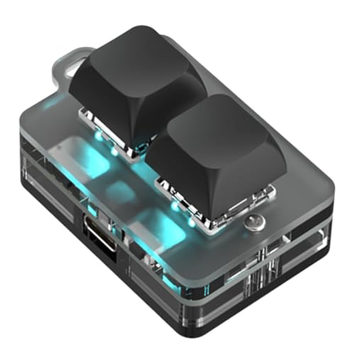 Knoruley Mini-Tastatur mit 2 Tasten und Bluetooth, zum Kopieren und Einfügen, Hot-Swap-Spiele, EIN Schlüssel, Passwort, Mechanisches Schlüsselzubehör für Zuhause und Unterwegs A Knoruley Mini-Tastatur mit 2 Tasten und Bluetooth, zum Kopieren und Einfügen, Hot-Swap-Spiele, EIN Schlüssel, Passwort, Mechanisches Schlüsselzubehör für Zuhause und Unterwegs A von Knoruley