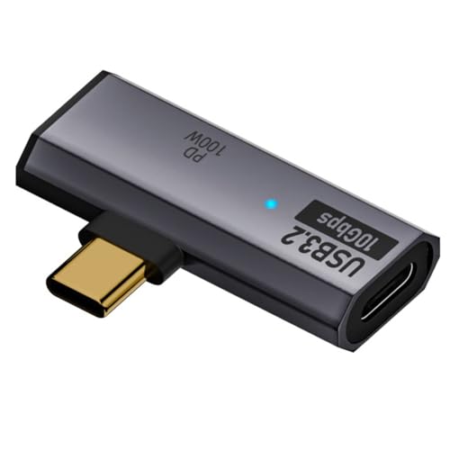 Knoruley USB3.2 10 Gbit/S USB C auf Dual Type-C OTG-Datenadapter, Stecker auf Buchse, 100 W Schnelllade-Kopfhöreradapter, Knoruley USB3.2 10 Gbit/S USB C auf Dual Type-C OTG-Datenadapter, Stecker auf Buchse, 100 W Schnelllade-Kopfhöreradapter, von Knoruley