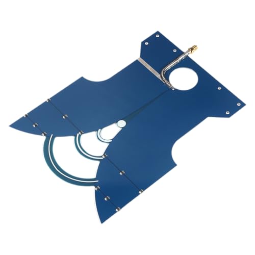 Knoruley UWB-Antenne 420 MHz-10 GHz Ultra-Wideband-Antenne mit Hoher Verstärkung für die Bildübertragung und Positionierung TEM SMA-Buchse von Knoruley