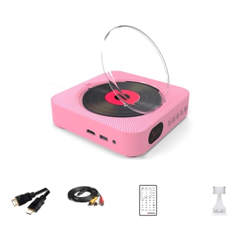 Knoruley VCD CD DVD Multifunktionaler Audio-Musik-Player mit Bluetooth-Lautsprecher, FM-Radio, Wandmontiertem AUX-Anschluss und Fernbedienung, EU-Stecker Knoruley VCD CD DVD Multifunktionaler Audio-Musik-Player mit Bluetooth-Lautsprecher, FM-Radio, Wandmontiertem AUX-Anschluss und Fernbedienung, EU-Stecker von Knoruley