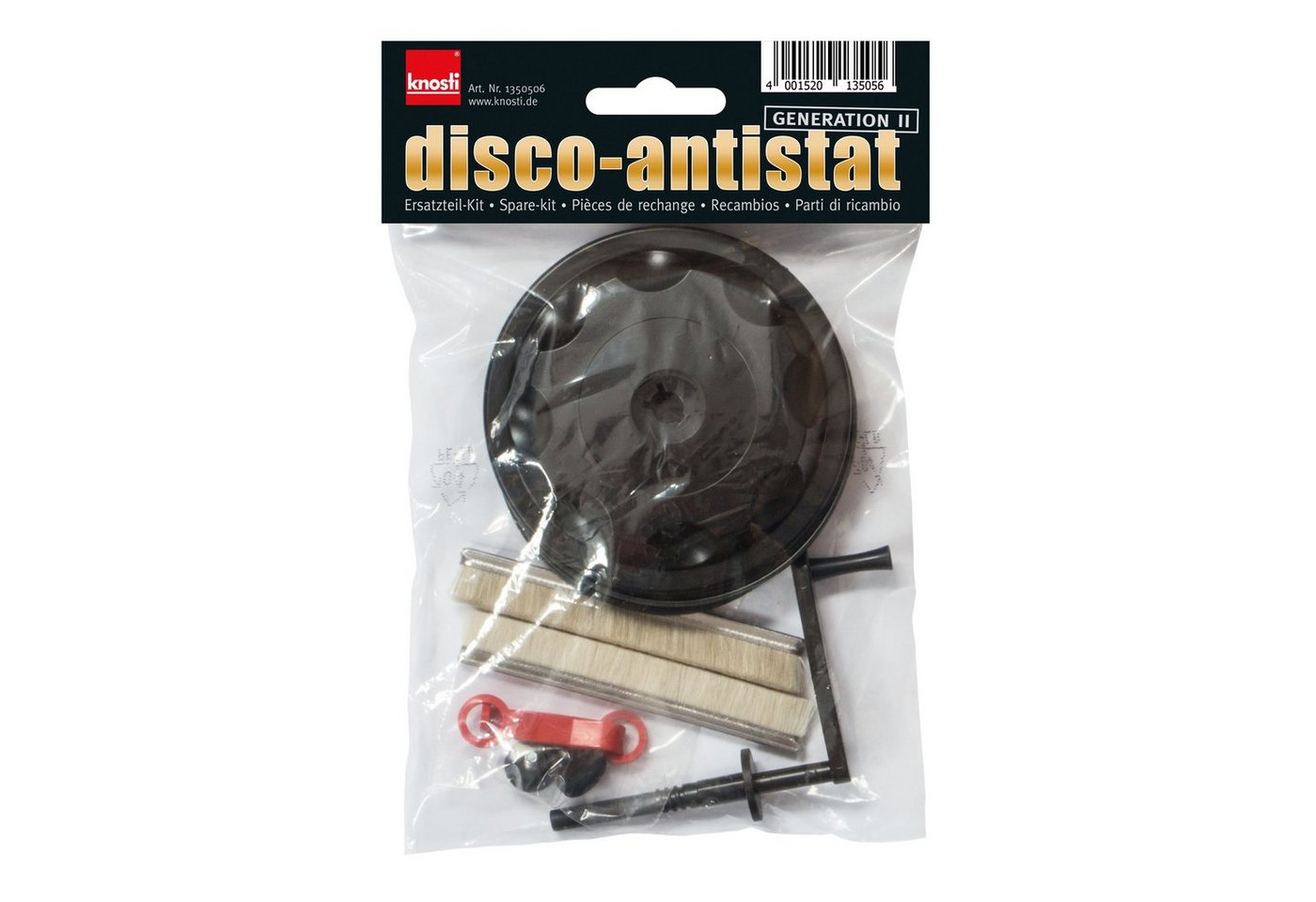 Knosti Plattenspieler (Disco-Antistat Generation II Ersatzteilpaket - Plattenspieler) von Knosti