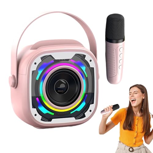 Mikrofon- und Lautsprechersatz, tragbarer Lautsprecher mit Mikrofon,Mikrofonlautsprecher Combo | PA -Systeme, Outdoor -Boombox, Musikverstärker mit Griff und RGB -Leuchten für Outdoor Mikrofon- und Lautsprechersatz, tragbarer Lautsprecher mit Mikrofon,Mikrofonlautsprecher Combo | PA -Systeme, Outdoor -Boombox, Musikverstärker mit Griff und RGB -Leuchten für Outdoor von Knowlife