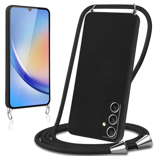 Knrlqim Handykette für Samsung Galaxy A34 5G Hülle mit Band Liquid Silikon Necklace Handyhülle mit Abnehmbar Kordel Schutzhülle zum Umhängen Stoßfest Case Cover für Samsung A34 5G 6,5",Grün Knrlqim Handykette für Samsung Galaxy A34 5G Hülle mit Band Liquid Silikon Necklace Handyhülle mit Abnehmbar Kordel Schutzhülle zum Umhängen Stoßfest Case Cover für Samsung A34 5G 6,5",Grün von Knrlqim