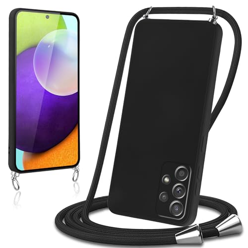 Knrlqim Handykette für Samsung Galaxy A52 / A52s 5G Hülle mit Band Liquid Silikon Necklace Handyhülle mit Abnehmbar Kordel Schutzhülle zum Umhängen Stoßfest Case Cover für Samsung A52 6,5",Grün Knrlqim Handykette für Samsung Galaxy A52 / A52s 5G Hülle mit Band Liquid Silikon Necklace Handyhülle mit Abnehmbar Kordel Schutzhülle zum Umhängen Stoßfest Case Cover für Samsung A52 6,5",Grün von Knrlqim