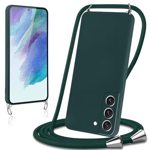 Knrlqim Handykette für Samsung Galaxy S21 FE 5G Hülle mit Band Liquid Silikon Necklace Handyhülle mit Abnehmbar Kordel Schutzhülle zum Umhängen Stoßfest Case Cover für Samsung S21 FE 5G 6,4",Schwarz Knrlqim Handykette für Samsung Galaxy S21 FE 5G Hülle mit Band Liquid Silikon Necklace Handyhülle mit Abnehmbar Kordel Schutzhülle zum Umhängen Stoßfest Case Cover für Samsung S21 FE 5G 6,4",Schwarz von Knrlqim