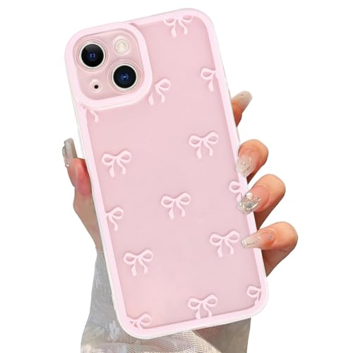 Knrlqim HandyHülle für iPhone 13 Hülle 6,1", Aesthetic Schleifen Niedliche Muster für Mädchen Frauen Durchsichtig Cover Weich Silikon Slim TPU Kameraschutz Stoßfest Schutzhülle, Schleifen 1 Knrlqim HandyHülle für iPhone 13 Hülle 6,1", Aesthetic Schleifen Niedliche Muster für Mädchen Frauen Durchsichtig Cover Weich Silikon Slim TPU Kameraschutz Stoßfest Schutzhülle, Schleifen 1 von Knrlqim