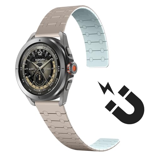 KoGiio 22MM Armband für Xiaomi Redmi Watch 5 Active/Xiaomi Redmi Watch 5 Lite/Xiaomi Watch S4 Sport/Xiaomi Watch 2 / Xiaomi Watch S3 /Watch S1 Pro, Silikon Magnetische Armbänder Uhrenarmband Khaki KoGiio 22MM Armband für Xiaomi Redmi Watch 5 Active/Xiaomi Redmi Watch 5 Lite/Xiaomi Watch S4 Sport/Xiaomi Watch 2 / Xiaomi Watch S3 /Watch S1 Pro, Silikon Magnetische Armbänder Uhrenarmband Khaki von KoGiio
