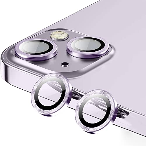 KoGiio Kameraschutz für iPhone 14/14 Plus, [Anti Kratzer] 9H Schutzglas HD Objektivschutz, Blasenfrei HD Protector Hülle, Unabhängig Aluminium Kamera Linse Schutzfolie für iPhone 14/14 Plus von KoGiio