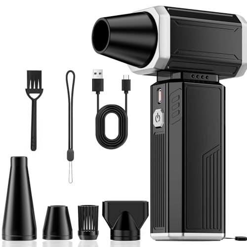 Druckluftspray Elektrische Staubgebläse, 180000RPM Super Power Cordless Compressed Air Duster Wiederaufladbare Luftgebläse Einstellbare Mini-Gebläse Staubgebläse für Computer Tastatur Outdoor Auto Druckluftspray Elektrische Staubgebläse, 180000RPM Super Power Cordless Compressed Air Duster Wiederaufladbare Luftgebläse Einstellbare Mini-Gebläse Staubgebläse für Computer Tastatur Outdoor Auto von Koala Global