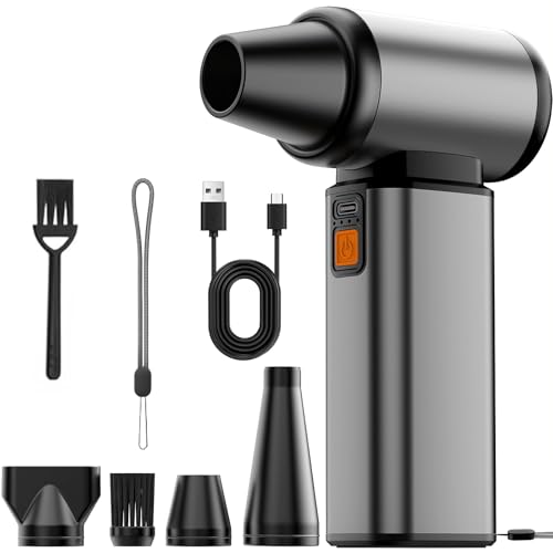 Elektrische Staubgebläse, Koala Global 180000RPM Wiederaufladbare Luftgebläse USB Wiederaufladbar Druckluftspray Eine Metallhülle Mini-Gebläse Staubgebläse für Computer Tastatur Outdoor Haus und Auto Elektrische Staubgebläse, Koala Global 180000RPM Wiederaufladbare Luftgebläse USB Wiederaufladbar Druckluftspray Eine Metallhülle Mini-Gebläse Staubgebläse für Computer Tastatur Outdoor Haus und Auto von Koala Global
