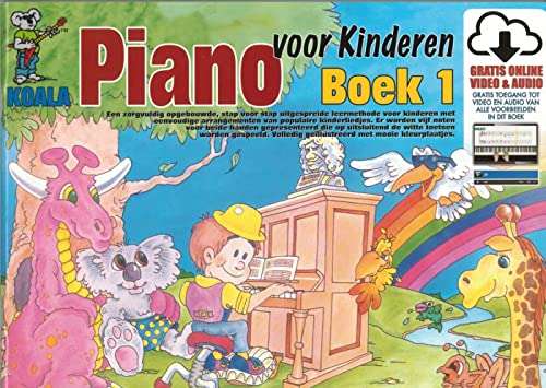 Piano Voor Kinderen: Boek 1 (Dutch) (Book/CD/DVD). Für Klavier von Koala Publications