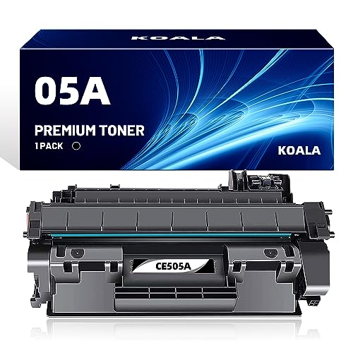 Koala 05A Toner Kompatibel Laserjet Tonerkartusche als Ersatz für HP 05A CE505A für Laserjet P2030 P2035 P2050 P2055 P2055d P2055dn P2055x P2055dn P2055d Drucker (Schwarz, 1er-Pack) von Koala