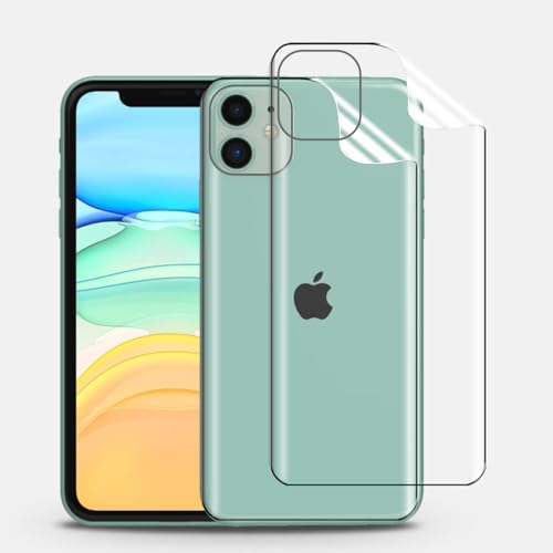 KoasVonson 2 Stück Rückseite Schutzfolie für iPhone 11, Zurück Hydrogel Folie Flexible HD Transparente TPU Folie Anti-Kratzer KoasVonson 2 Stück Rückseite Schutzfolie für iPhone 11, Zurück Hydrogel Folie Flexible HD Transparente TPU Folie Anti-Kratzer von KoasVonson