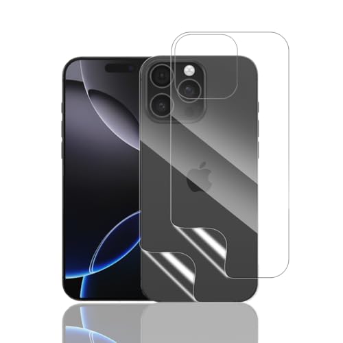 KoasVonson Zurück Hydrogel Folie für iPhone 16ProMax, 2 Stück Rückseite Schutzfolie Flexible Transparente TPU Folie Anti-Kratzer KoasVonson Zurück Hydrogel Folie für iPhone 16ProMax, 2 Stück Rückseite Schutzfolie Flexible Transparente TPU Folie Anti-Kratzer von KoasVonson