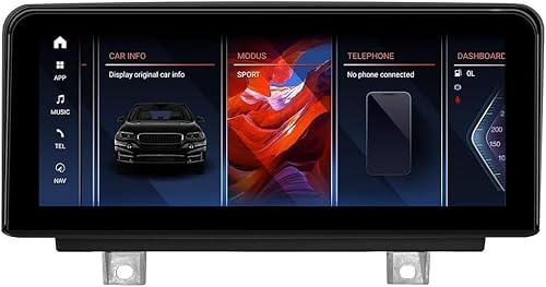 Koason 10,2 Zoll Android13 Bildschirm Upgrade 4G LTE Wireless CarPlay Autoradio Stereo GPS Navigation für BMW X1 F48 2018-2020 EVO System (8 + 128 GB), unterstützt Android Auto Mirror Link von Koason