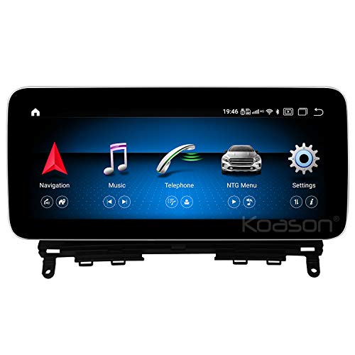 Koason 10.25 Zoll Bildschirm Monitor Android12 HD1920 Screen GPS Navigation Autoradio Wireless Carplay Multimedia Stereo Player für Mercedes Benz C W204 2007-2009 NTG4.0 von Koason